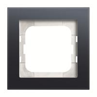 Рамка 1п Axcent стекло устричный ABB 2CKA001754A4780