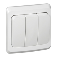 Выключатель 3-кл. СП Этюд 10А IP20 бел. SchE BC10-003B Schneider Electric