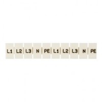 Маркеры для JXB-ST 1,5 с символами "L1, L2, L3, N, PE" (10 шт.) EKF PROxima | zb-st-1.5-L-1-3