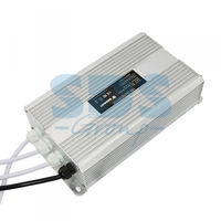 Источник питания тонкий 220V AC/24V DC, 8,33А, 200W с проводами, влагозащищенный (IP67) | 201-200-2 SDS REXANT
