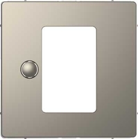 Накладка центральная Merten D-Life для сенсор. термостата SD никель SchE MTN5775-6050 Schneider Electric