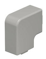 Крышка плоского угла кабельного канала WDK 25x40 мм (ПВХ,серый) (WDK HF25040GR) | 6158625 OBO Bettermann