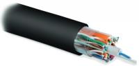 Кабель витая пара UUTP25W-C5-S24-OUT-PE-BK U/UTP кат.5 25 пар (4 пары (24 AWG)х6 + 1пара AWG)) ож (solid) внешн. PE черн. Hyperline 36309