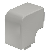 Крышка плоского угла кабельного канала WDK 60x60 мм (ПВХ,серый) (WDK HF60060GR) | 6022448 OBO Bettermann