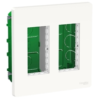 Блок СП UNICA SYSTEM+ 2х2 бел. SchE NU172418 Schneider Electric
