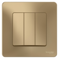 Выключатель 3-кл. СП Blanca 10А IP20 (сх. 1+1+1) 250В титан SchE BLNVS100504 Schneider Electric