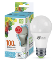 Лампа светодиодная LED-A60-standard 11Вт грушевидная 4000К нейтр. бел. E27 990лм 160-260В ASD 4690612001715 LLT