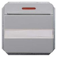 СЕРЕБРЯНЫЙ ПЕРЕКЛЮЧАТЕЛЬ ДЛЯ ОТЕЛЬНЫХ КАРТ 1CO С ПОДСВЕТКОЙ DELTA PROFIL Siemens 5TG4814