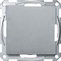 Выключатель кнопочный SM KNX с датч. темпер. Pushbutton Pro T алюм. SchE MTN6185-0460 Schneider Electric