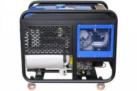 Генератор дизельный TSS SDG 12000EH, мощность 11,5 кВт, 1 фазный, напряжение 230, электростартер, колеса,двигатель R2V910X ТСС 077002
