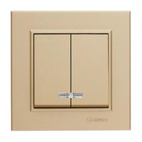 Выключатель 2-кл. СП Karea 10А IP20 зел. Makel 56057003
