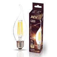 Лампа светодиодная филаментная PREMIUM (FILAMENT) 5Вт FC37 свеча на ветру 2700К тепл. E27 480лм REV 32428 7