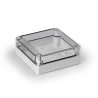 Cubo S 125 x 50 мм, 25 мм основание, глухая стенка, прозрачная крышка, PC, IP 66/67 - SPCP131305LT Ensto