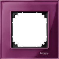 Рамка 1-м Merten M-Elegence стекло рубин SchE MTN4010-3206 Schneider Electric
