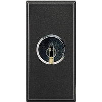 Выключатель 1-кл. 2п 1мод. СП Axolute 16А IP20 250В с ключом антрацит Leg BTC HS4012 Legrand