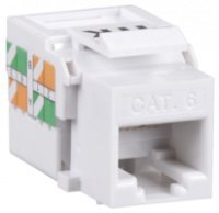 Модуль Keystone Jack категория 6 неэкранированный IDC Dual горизонтальная заделка - CS1-1C6U-D1 IEK (ИЭК)