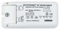 Аппарат пускорегулирующий электронный (ЭПРА) OT 20/230-240/24 OPTOTRONIC OSRAM 4050300618111