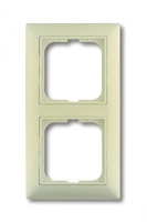 Рамка 2-м Basic с декор. накл. сл. кость ABB 2CKA001725A1485