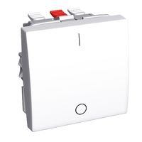 Выключатель СП 2п Altira 16А RAL9003 бел. SchE ALB44053 Schneider Electric