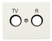 Накладка для TV-R-SAT розетки титан OLAS ABB 8450.1 TT