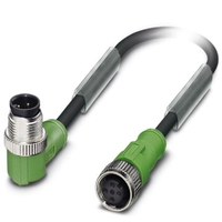 Кабель для датчика / исполнительного элемента SAC-4P-M12MR/3,0-PUR/M12FS | 1668629 Phoenix Contact