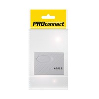 Розетка телефонная на стену, ADSL-2 сплиттер, 6Р-4С (RJ-11) (пакет) PROconnect | 03-0015-9 REXANT
