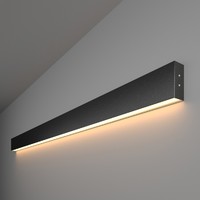 Светильник светодиодный накладной линейный односторонний128см 25W 3000K черная шагрень (101-100-30-128) | a042933 Elektrostandard Электростандарт
