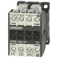 Контактор для двигателей J7KN-10D-01 24D ток двигателя 10А напряжение катушки 24В DC Omron 367268