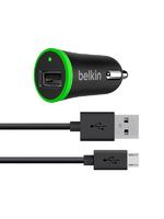 АЗУ Universal Car Charger 1А (includes micro usb cable) F8M711bt04-BLK BELKIN универс