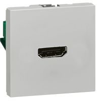 Механизм розетки СП Mosaic HDMI алюм. Leg 079275 Legrand