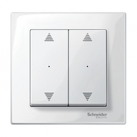 Клавиша 2-кн. SM для мод. выкл. ВВ/ВН1/0 полярно бел. SchE MTN619719 Schneider Electric