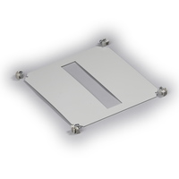Панель передняя для Cubo P 300 x 400 мм, 2 DIN отверстие 12 модулей, вкл. фиксатор уровня, PP Ensto PFP34.150.2