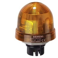ВСТРОЕННЫЙ ЛЮМИНИСЦЕНТНЫЙ ПРОБЛЕСКОВЫЙ ИНДИКАТОР, 24V DC, ЖЕЛТЫЙ Siemens 8WD5320-5BD