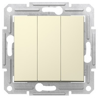 Выключатель 3-кл. Sedna 230В 10AX беж. SchE SDN0300647 Schneider Electric