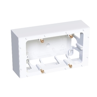 КОРОБКА НАР.МОНТАЖА 2Х45 H=40ММ R9003 | ALB44444 Schneider Electric