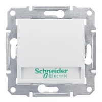 Выключатель кнопочный СП Sedna с надп. подсвет. бел. SchE SDN1600321 Schneider Electric