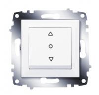Выключатель 1-кл. СП Cosmo 10А IP20 для управления жалюзи бел. ABB 619-010200-297
