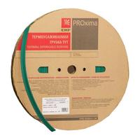 Термоусаживаемая трубка ТУТ нг 80/40 зелёная рулон PROxima | tut-80-j EKF