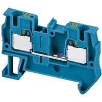 Клемма пружинная PIT проходной 2 точки 4мм.кв. синяя - NSYTRP42BL Schneider Electric