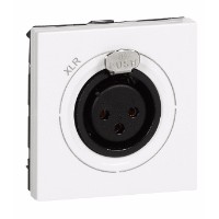 Механизм аудиорозетки СП 2мод. Mosaic NEW разъем XLR 3-х конт. Leg 078755 Legrand