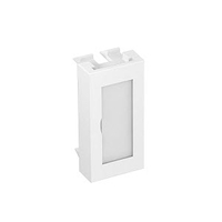 Заглушка с полем для маркировки Modul45 45x22,5 мм (серебристый) (ADP-BF AL0.5) | 6117412 OBO Bettermann
