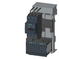 Сборка фидерная реверсивная беспредохранительная AC 400V типоразмер S00 3.5-5A DC 24V винтовые клеммы монтаж на сборные шины 60мм тип координации 1 1НЗ (контактор) Siemens 3RA2210-1FD15-2BB4