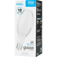 Лампа светодиодная Basic BT110 50Вт AC180-240В 6500К E40 4900лм Gauss 11834352