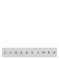 Табличка UVWN ZB6 Siemens 8WH81203AA25