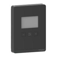 Датчик CO2 помещения 4-20мА/0-10В ЖК глянц. черн. 24В SchE SLABLCX Schneider Electric