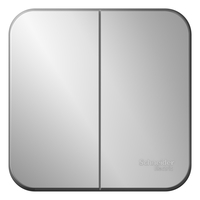 Выключатель 2-кл. ОП Blanca 10А IP20 (сх. 5) 250В алюм. SchE BLNVA105003 Schneider Electric