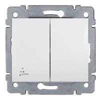 Выключатель 2-кл. СП Galea Life 10А IP44 PRO21 механизм бел. Leg 771021 Legrand