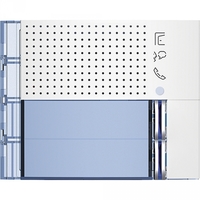 Лицевая панель звукового модуля + 2 кнопки вызова вертикально allwhite Legrand 351122