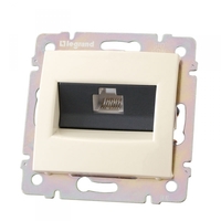 Розетка компьютерная 1-м СП Valena RJ45 UTP механизм сл. кость (DIY-упак.) Leg 695624 Legrand