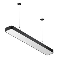 Светильник светодиодный Geometria Block SPO-112-B-40K-040 40Вт 4000К 4500Лм IP40 1200*200*60 черный подвесной | Б0050541 ЭРА (Энергия света)